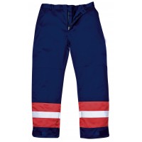 CALÇA AZUL/VERM ANTIEST+IGNIFUGO FR56